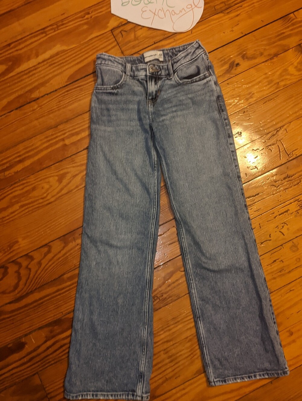 abercrombie kids Light Blue Straight Leg Jeans Sz. 9/10